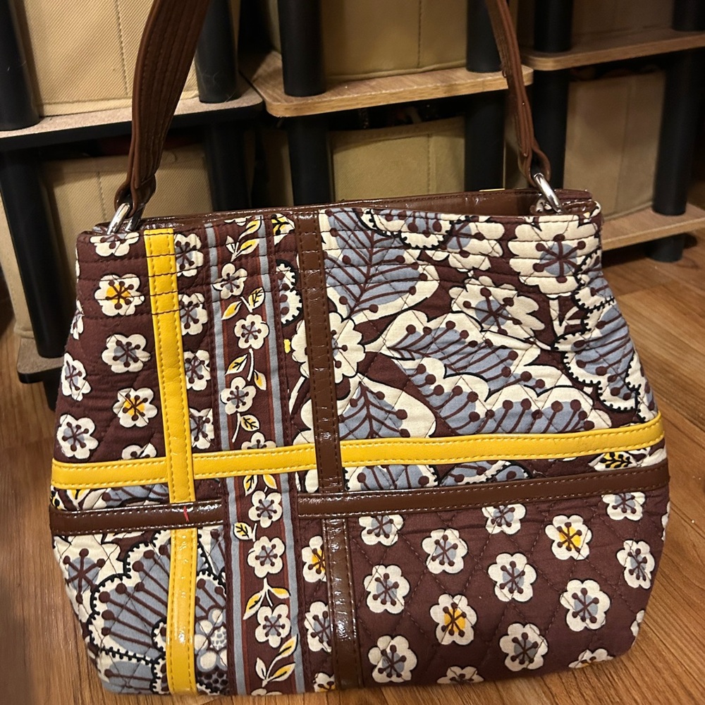 NWT Vera Bradley Slate Blooms Floral Purse